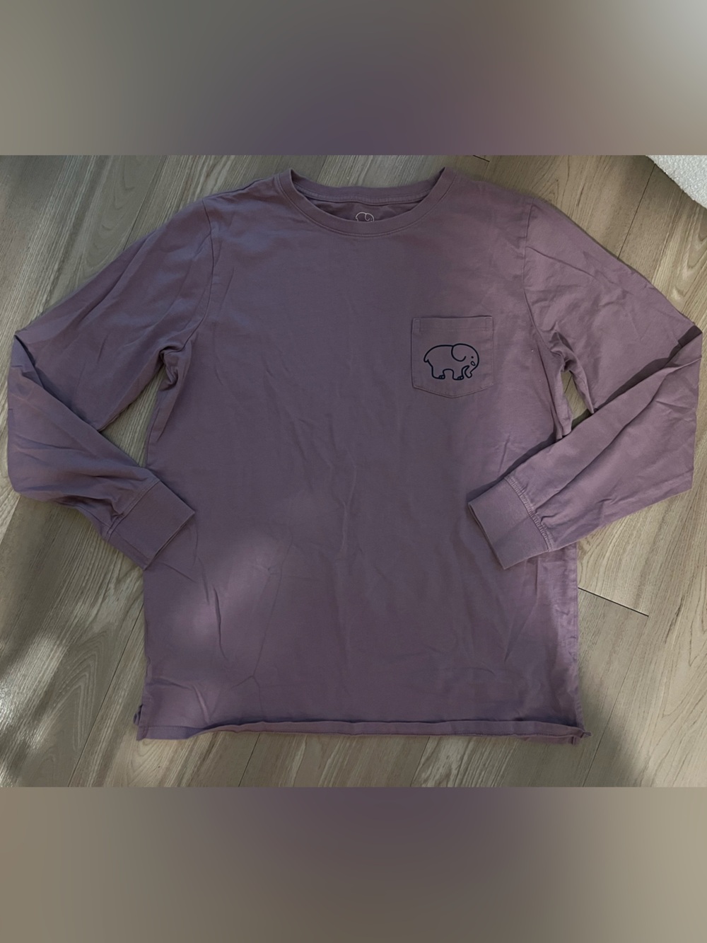 Ivory Ella Long-Sleeve Pocket Tee